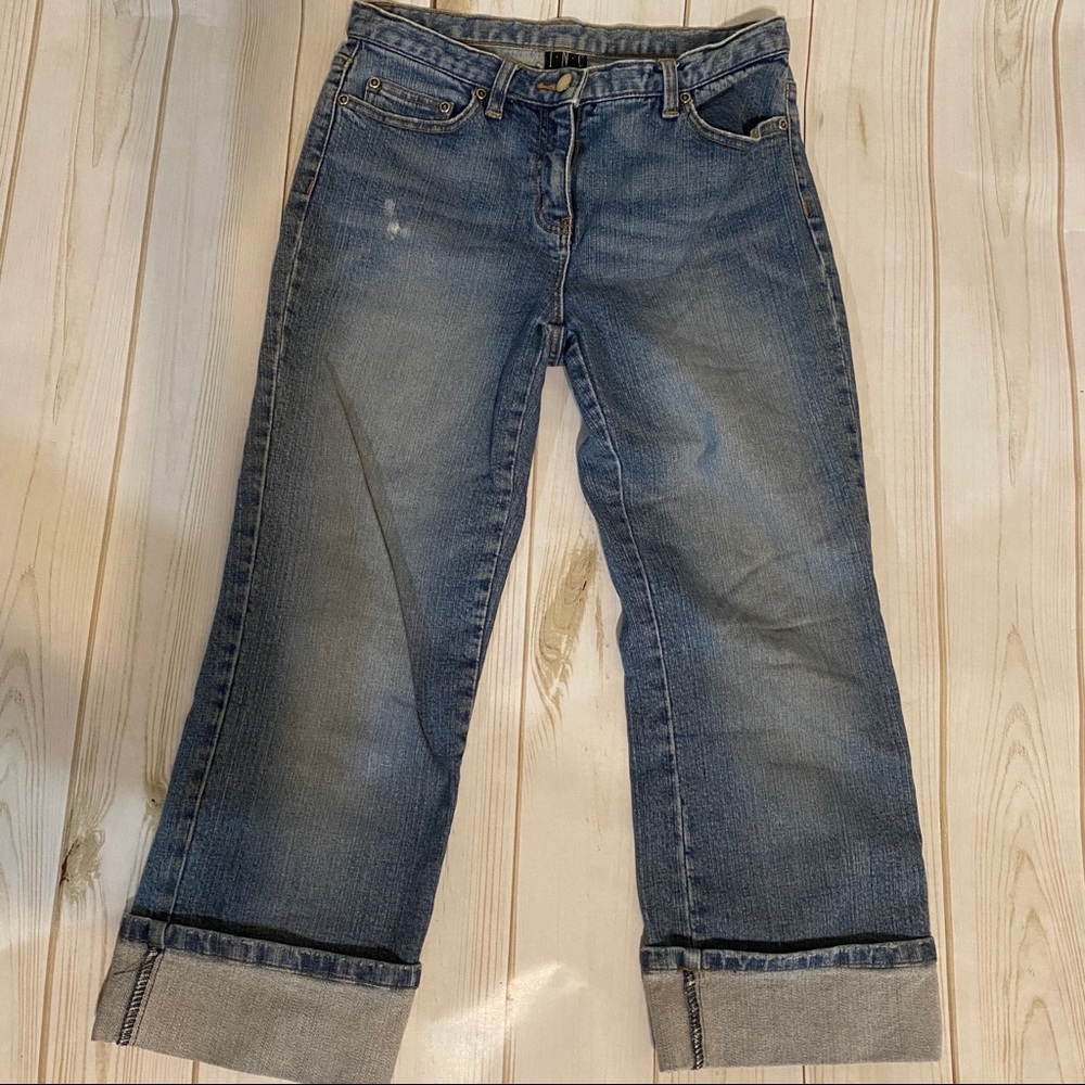 INC cuffed jeans